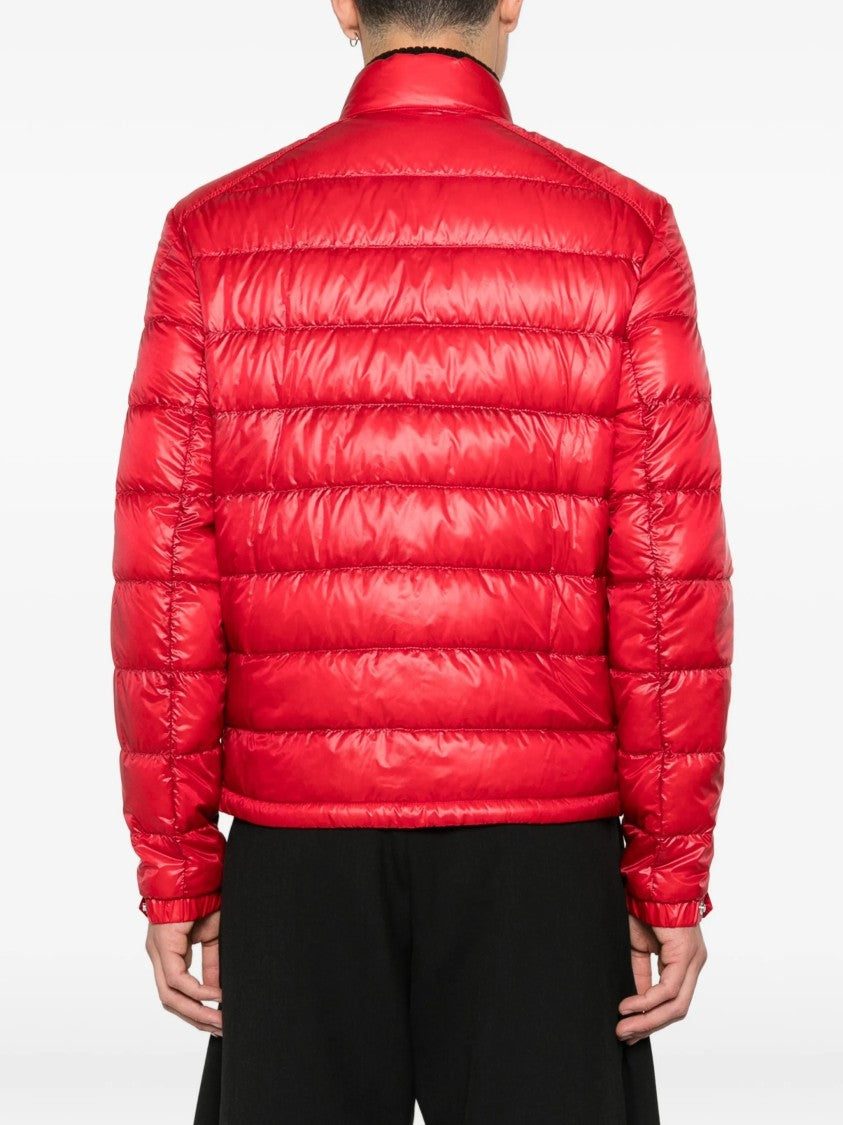 Moncler Red Selves Giubbotto Quilted Puffer Jacket