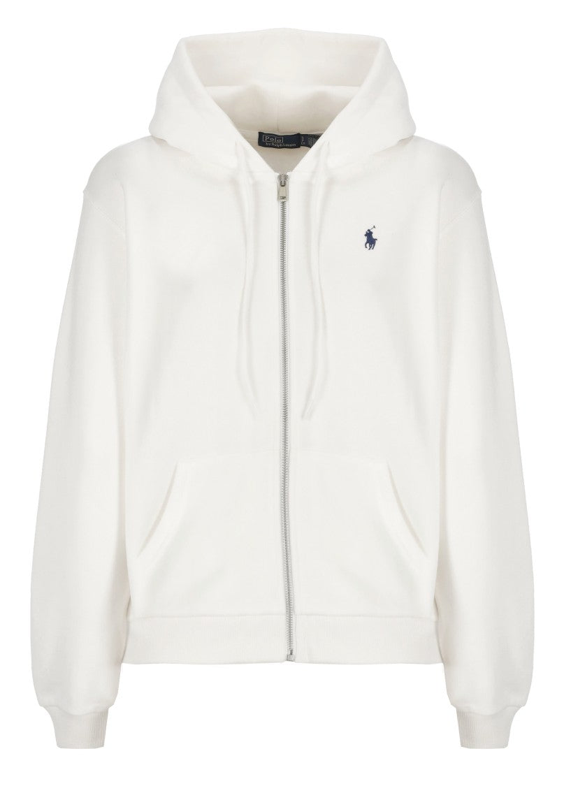 Polo Ralph Lauren Front-Zip Hoodie With Drawstring Hood