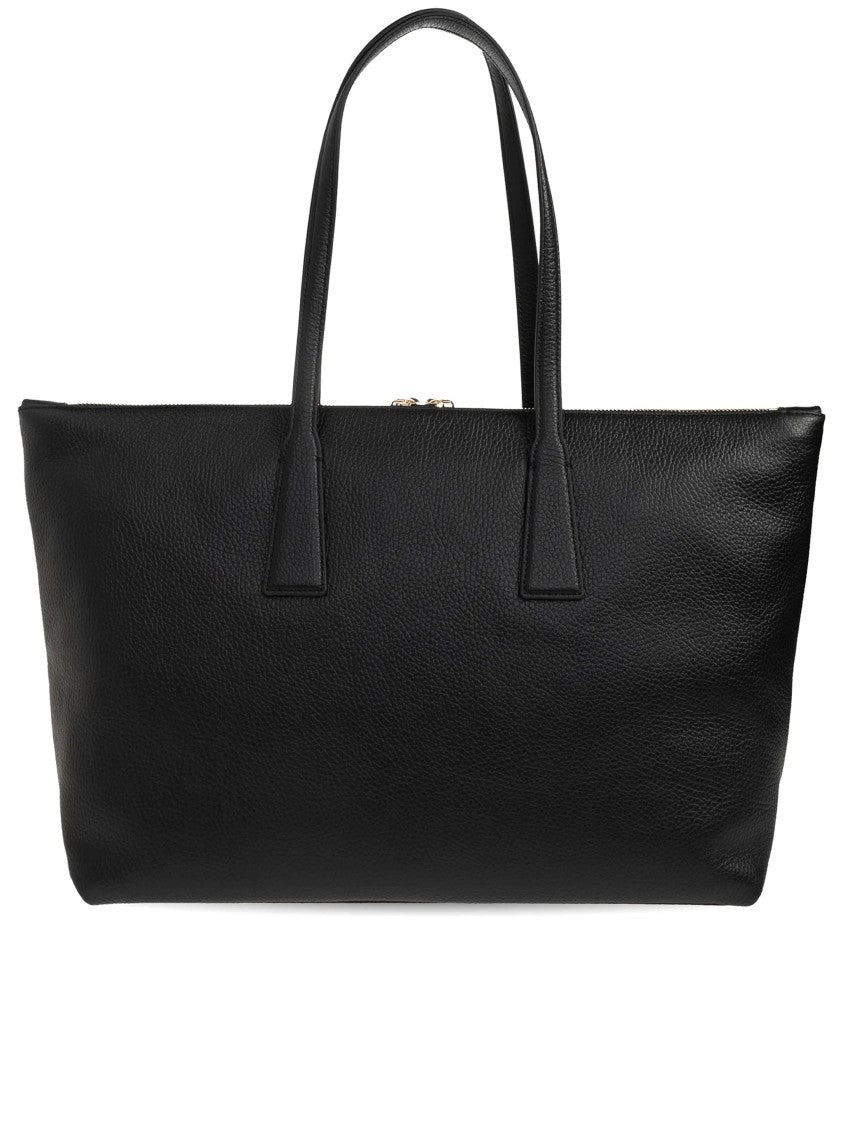 Furla Olivia L Tote Rectangular Textured Leather Tote