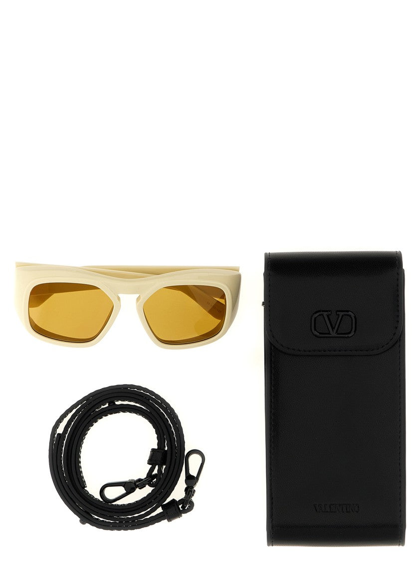 Valentino Garavani Square Acetate Sunglasses