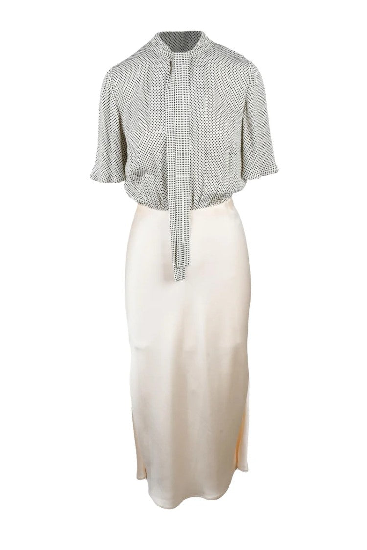 Elisabetta Franchi Midi Dress - Beige