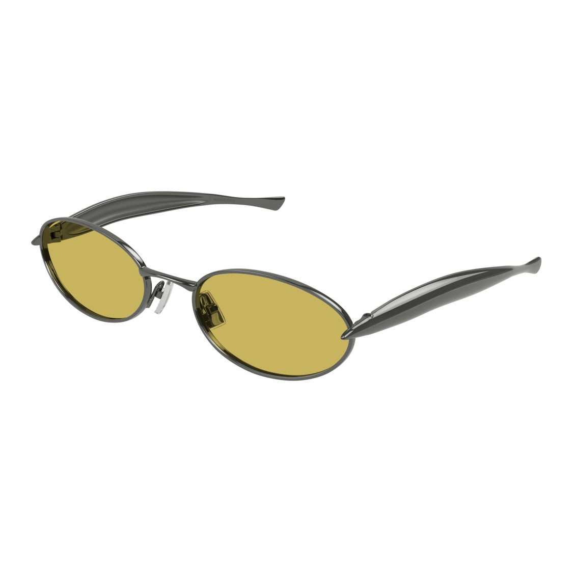Bottega Veneta Bv1386s Oval-Shaped Metal Sunglasses