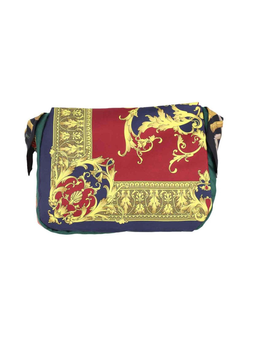 Junya Watanabe Printed Silk Shoulder Bag – Multicolor