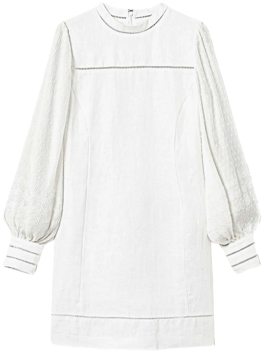 Twin-Set Perforated-Detail Mini Dress