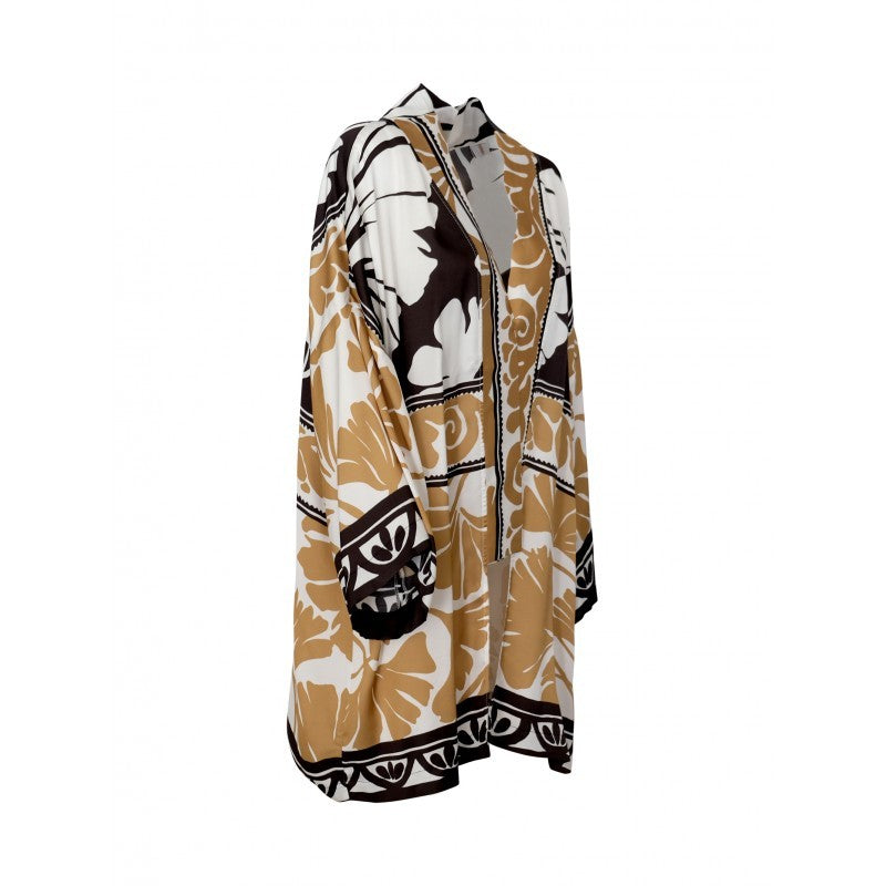 One Multicolor Viscose Kimono