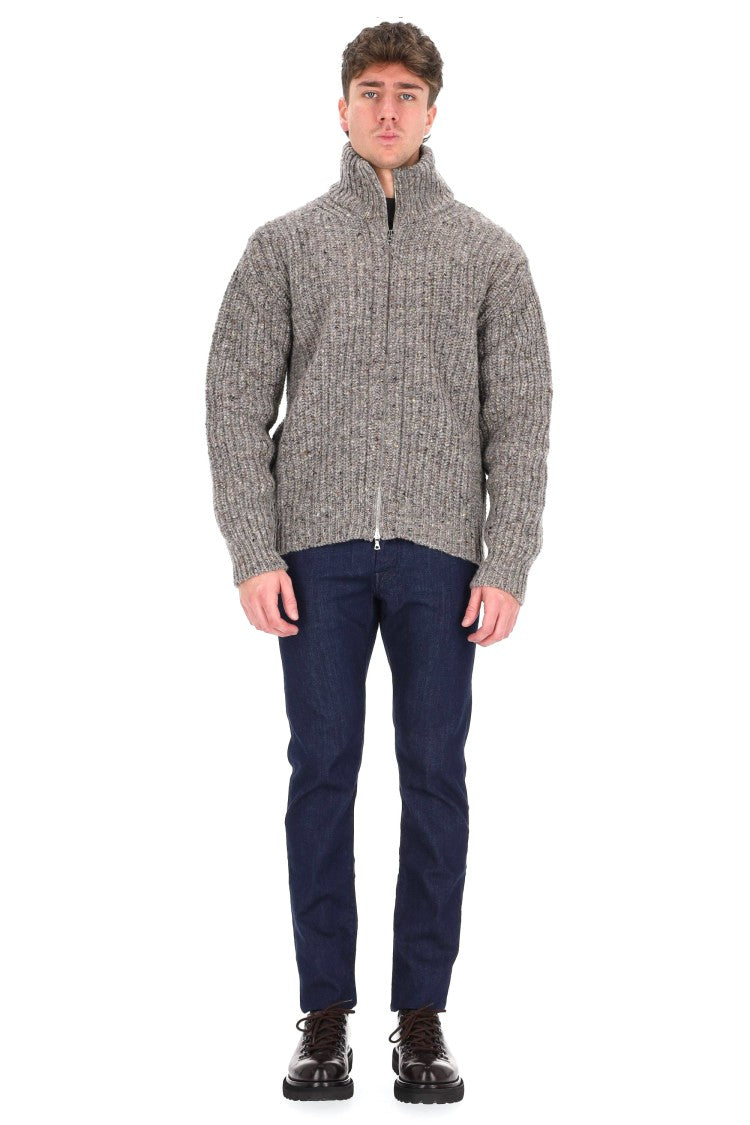Howlin Sale Pepe Full-Zip Wool Sweater