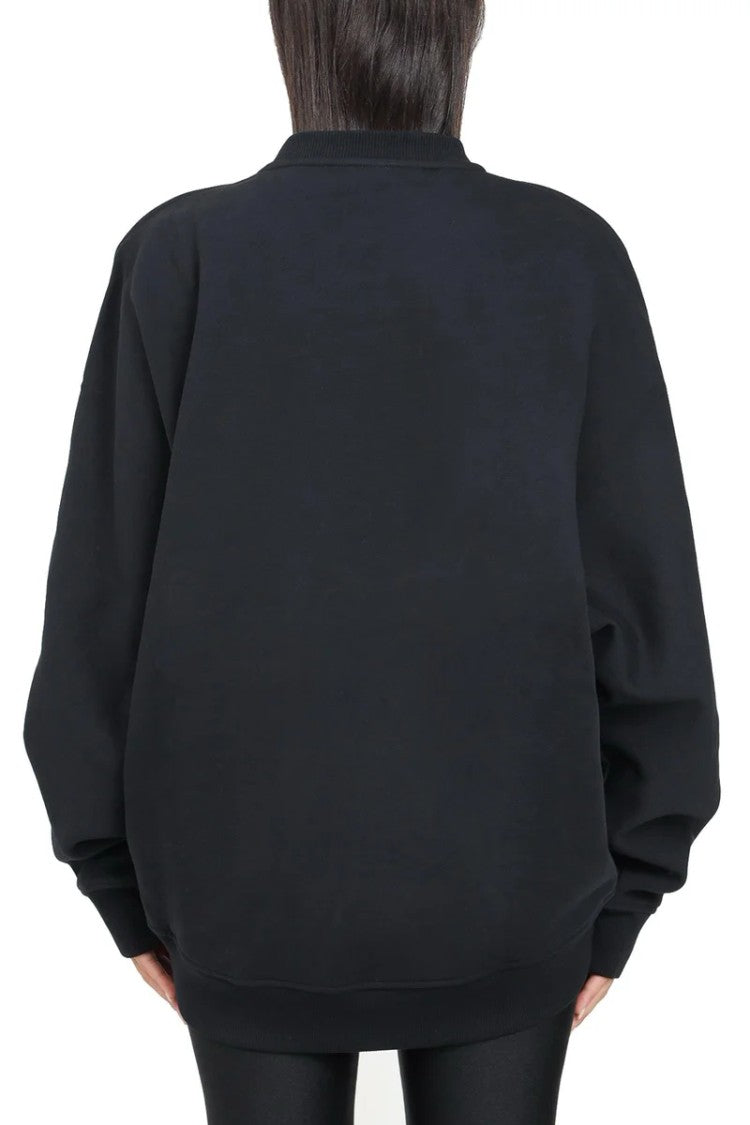 Just Cavalli Cotton Sweatshirt - Black