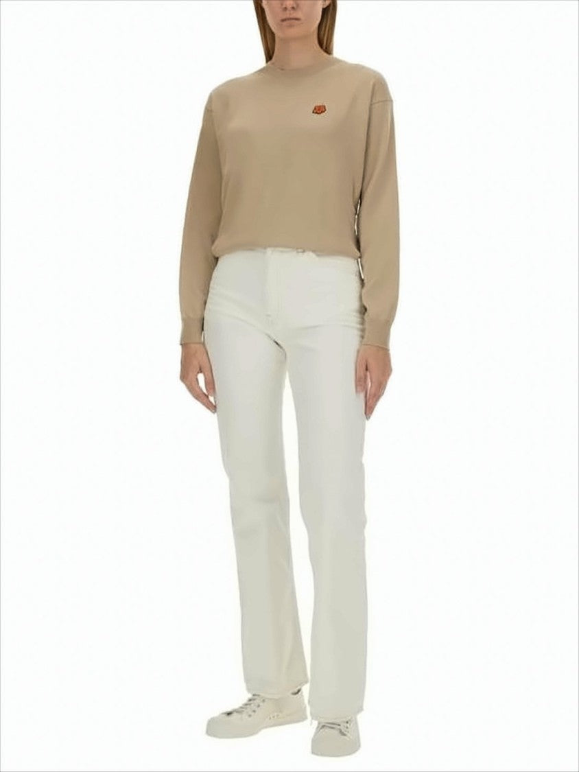 Kenzo Relaxed-Fit Wool Sweater With Subtle Logo