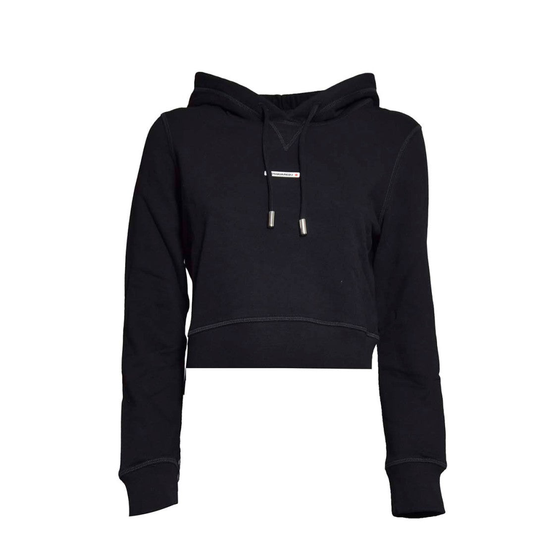 Dsquared2 Black Cotton Mini Fit Hoodie