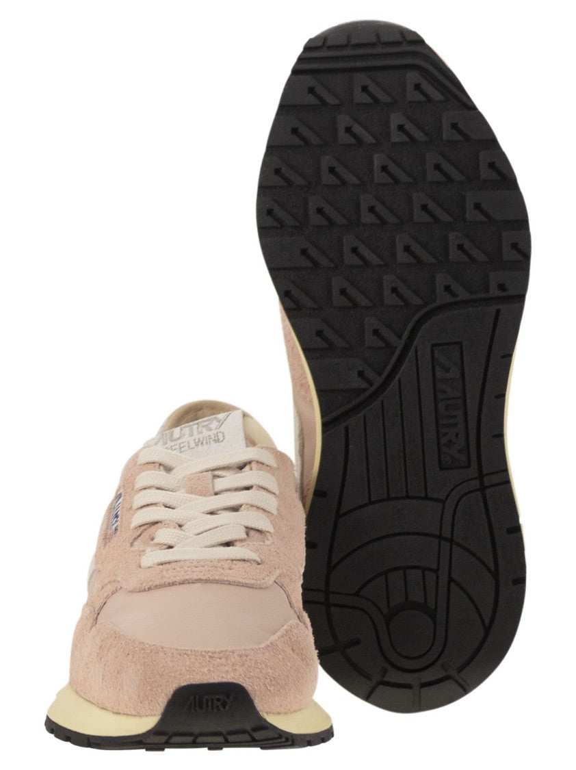Autry Reelwind - Suede And Technical Textile Trainer