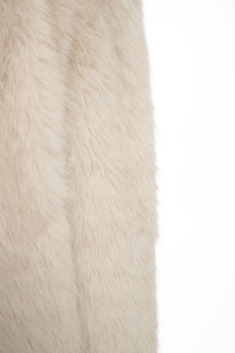 Max Mara 'Eros' Faux Fur Coat
