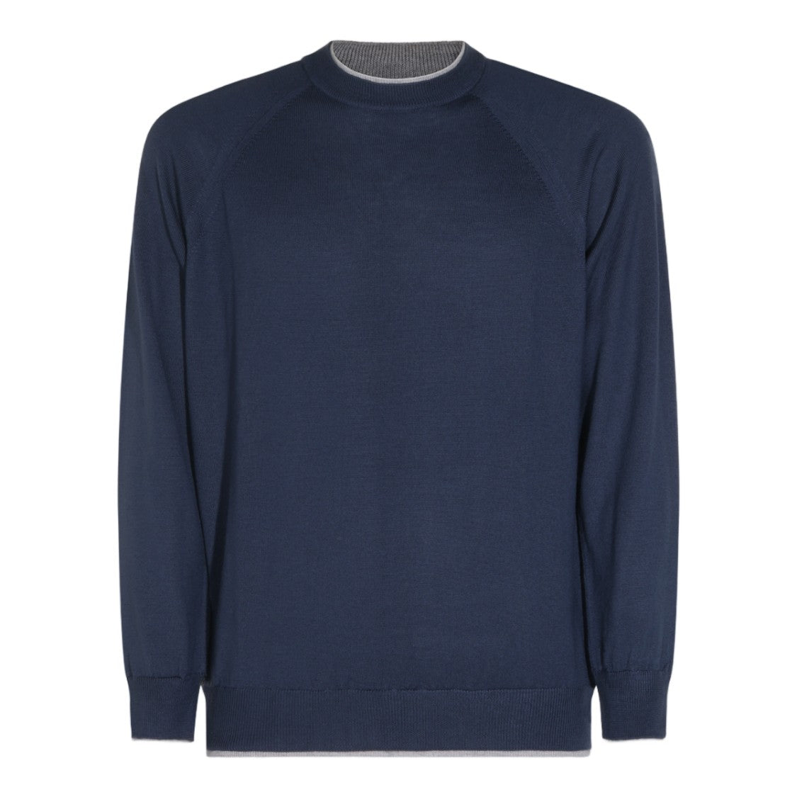 Eleventy Crew Neck Sweater With Raglan Sleeves