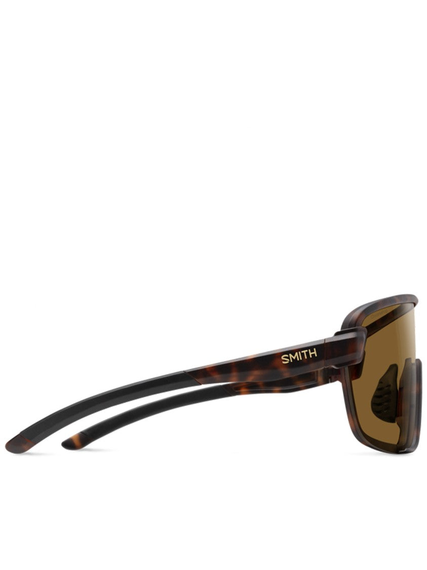 Smith Tortoiseshell Bobcat Wraparound Brown Ski Occhiale