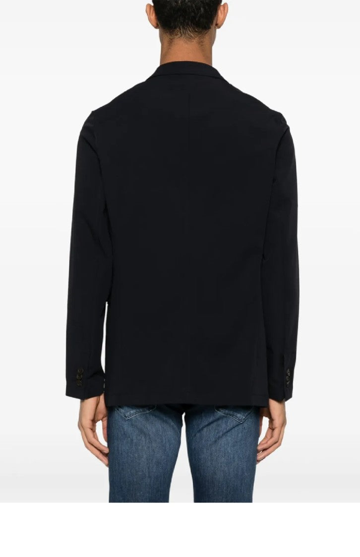 Emporio Armani Tailored Black Jacket With Classic Lapel