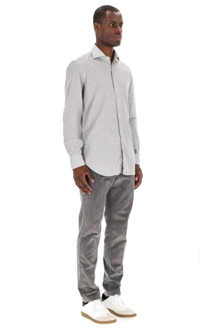 Barba Culto Line Vichy Cotton Shirt