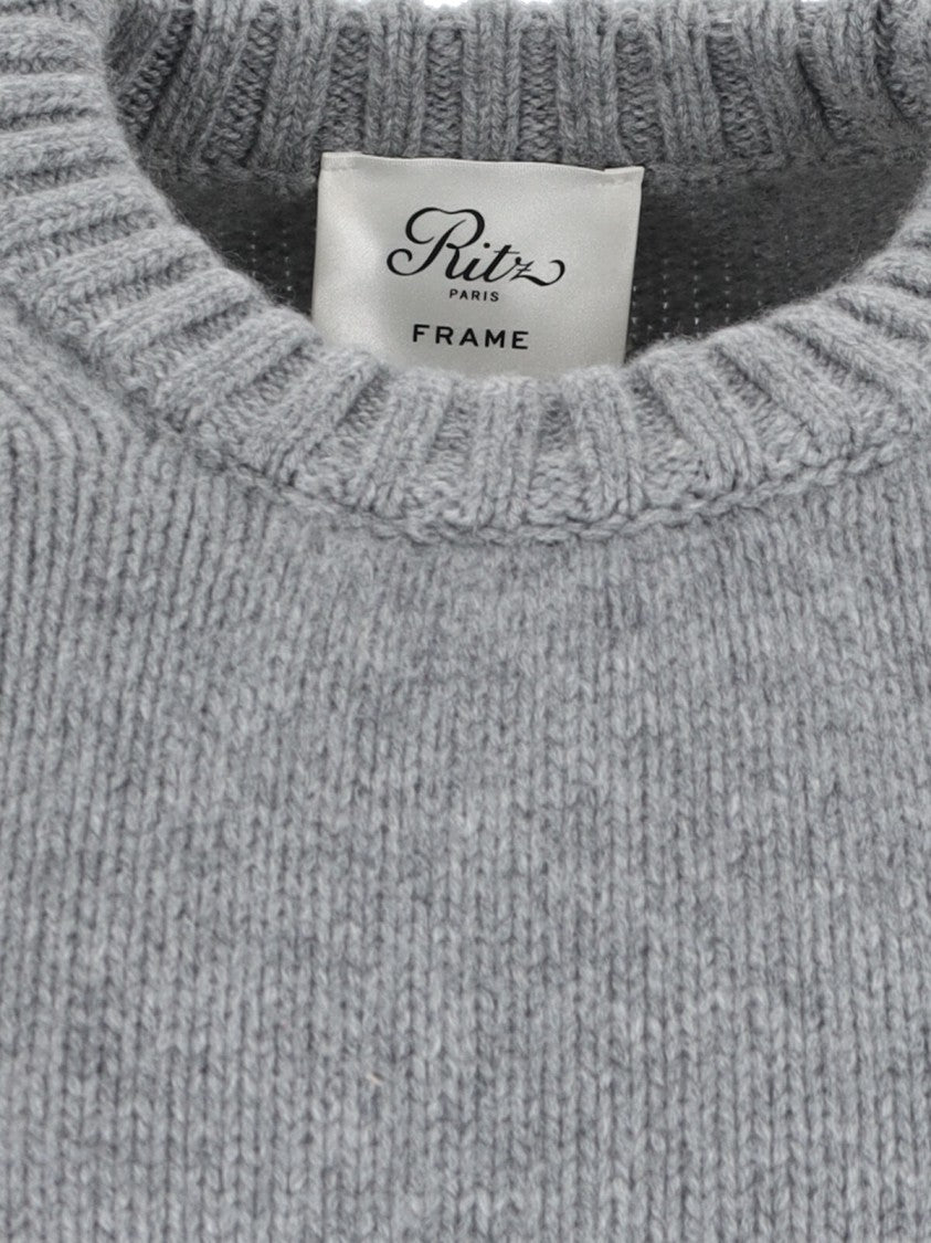 Frame Cashmere Sweater "Ritz" – Gray