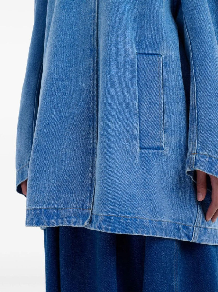 Marni Logo-Appliqué Denim Jacket
