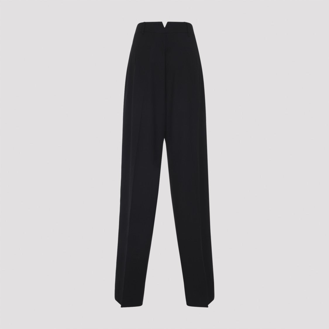 The Frankie Shop Black Lyocel Gelso Pleated Trousers