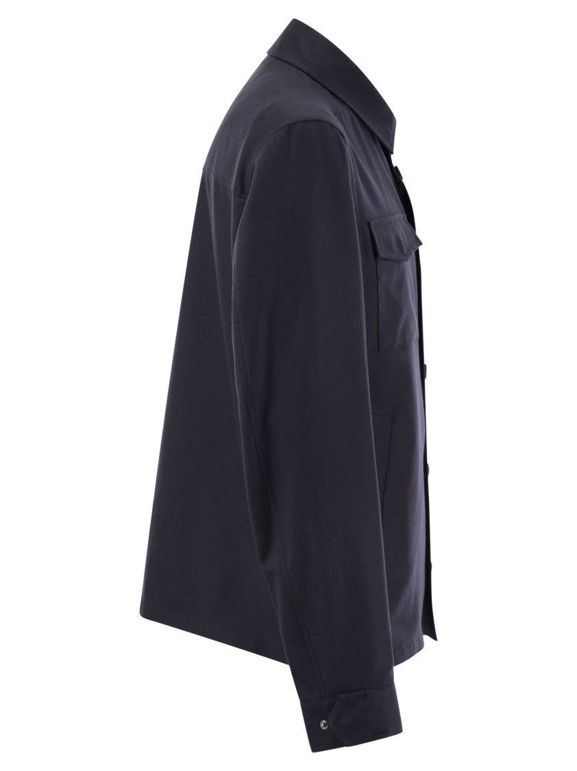 Herno Rain Cotton Cashmere Shirt