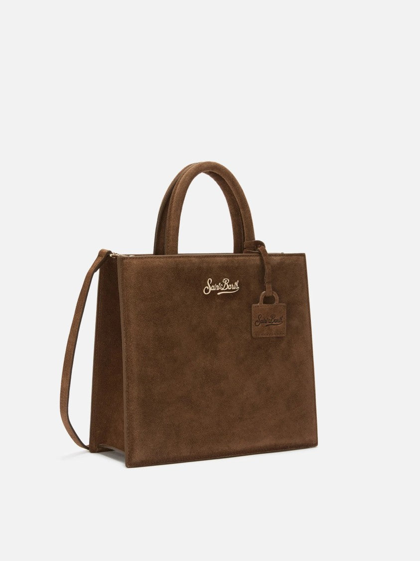 Mc2 Saint Barth Midi Structured Bag In High-Quality Cow Leather