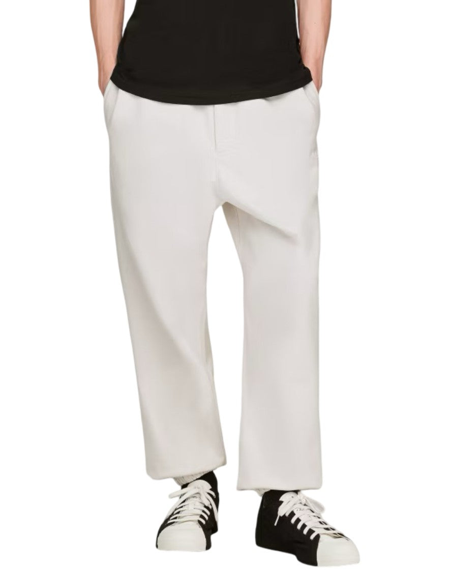 Y-3 Relaxed-Fit Cotton Pants With Elastic Waistband And Cuffs