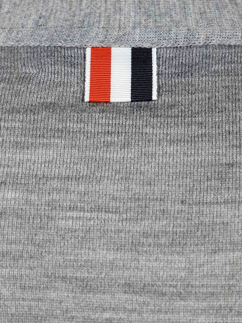 Thom Browne Tailored Grey Wool Cardigan