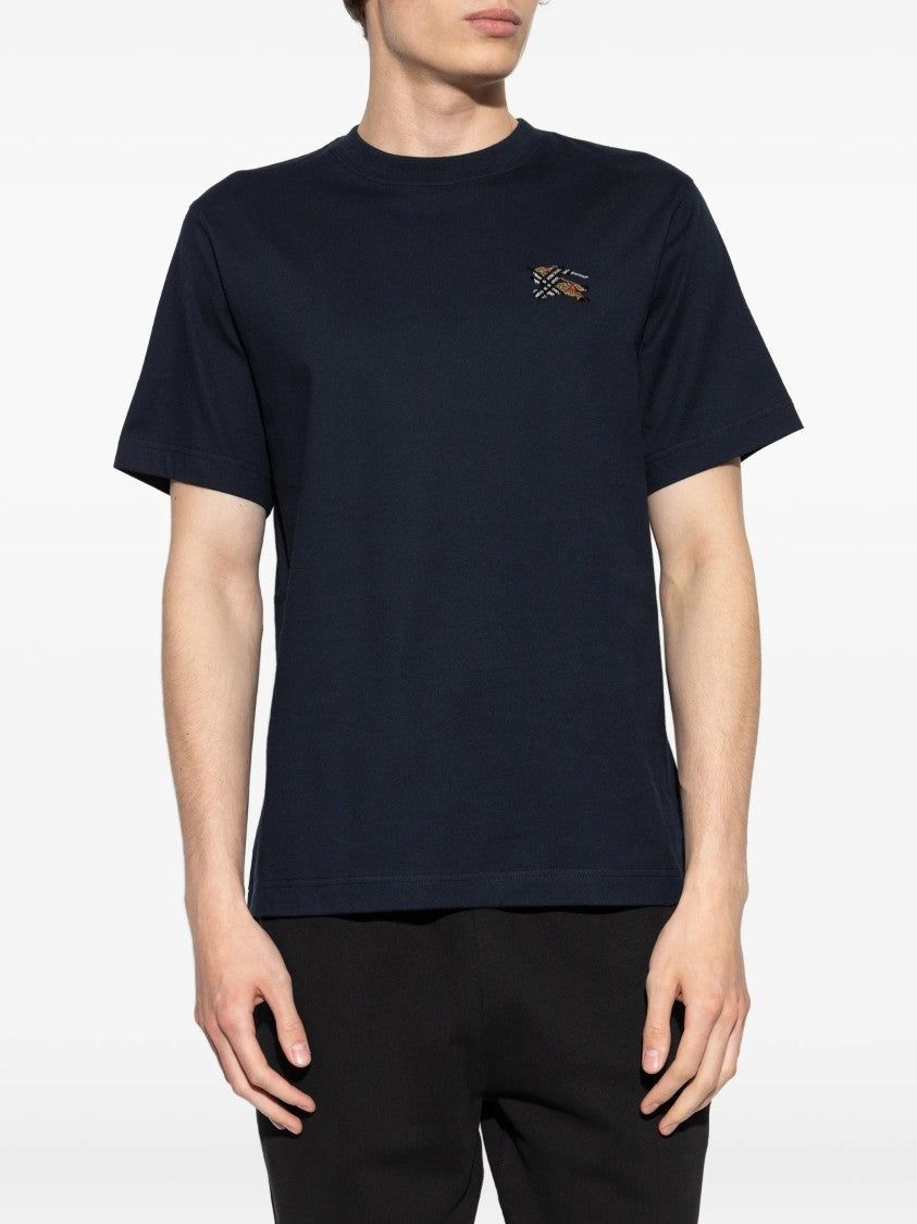 Burberry Navy T-Shirt Seth Top
