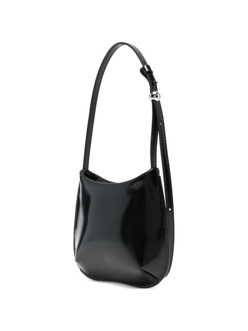 Jacquemus Black Adjustable Strap Leather Shoulder Bag