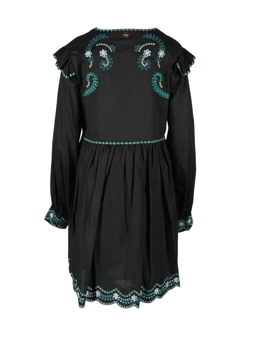 Twin-Set Black Cotton Dress