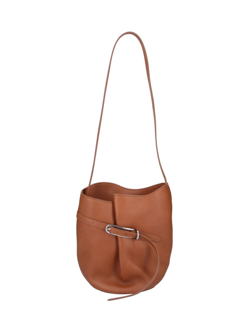 Liffner Brown Salma Suede Bucket Bag
