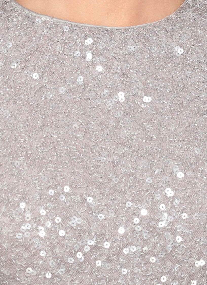 Rotate Dress With Paillettes