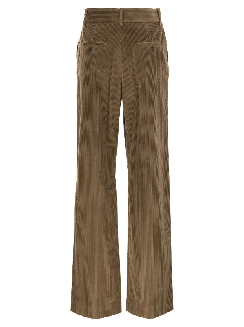 Max Mara Tania - Wide-Leg Corduroy Trousers