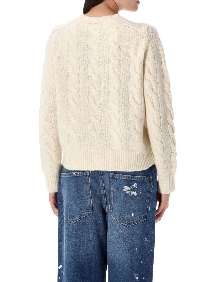 Polo Ralph Lauren Crop Knit Cable Sweater
