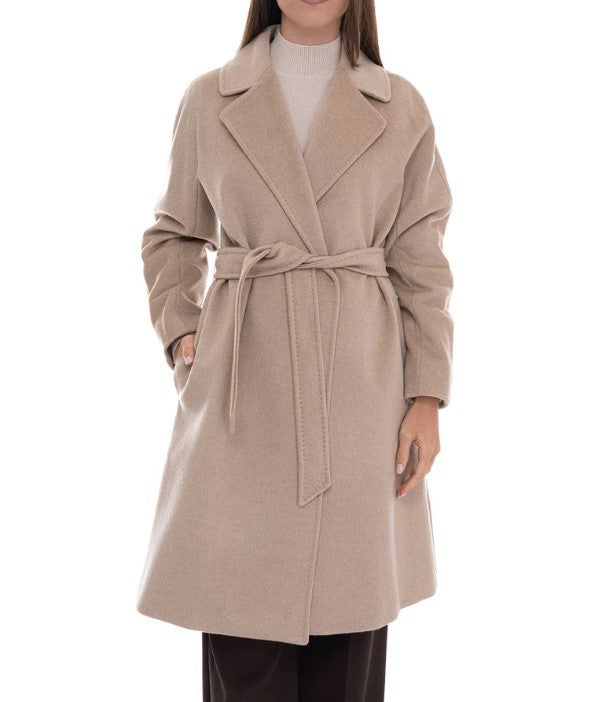 Weekend Tailored Corte Wool Coat With Raglan Sleeves