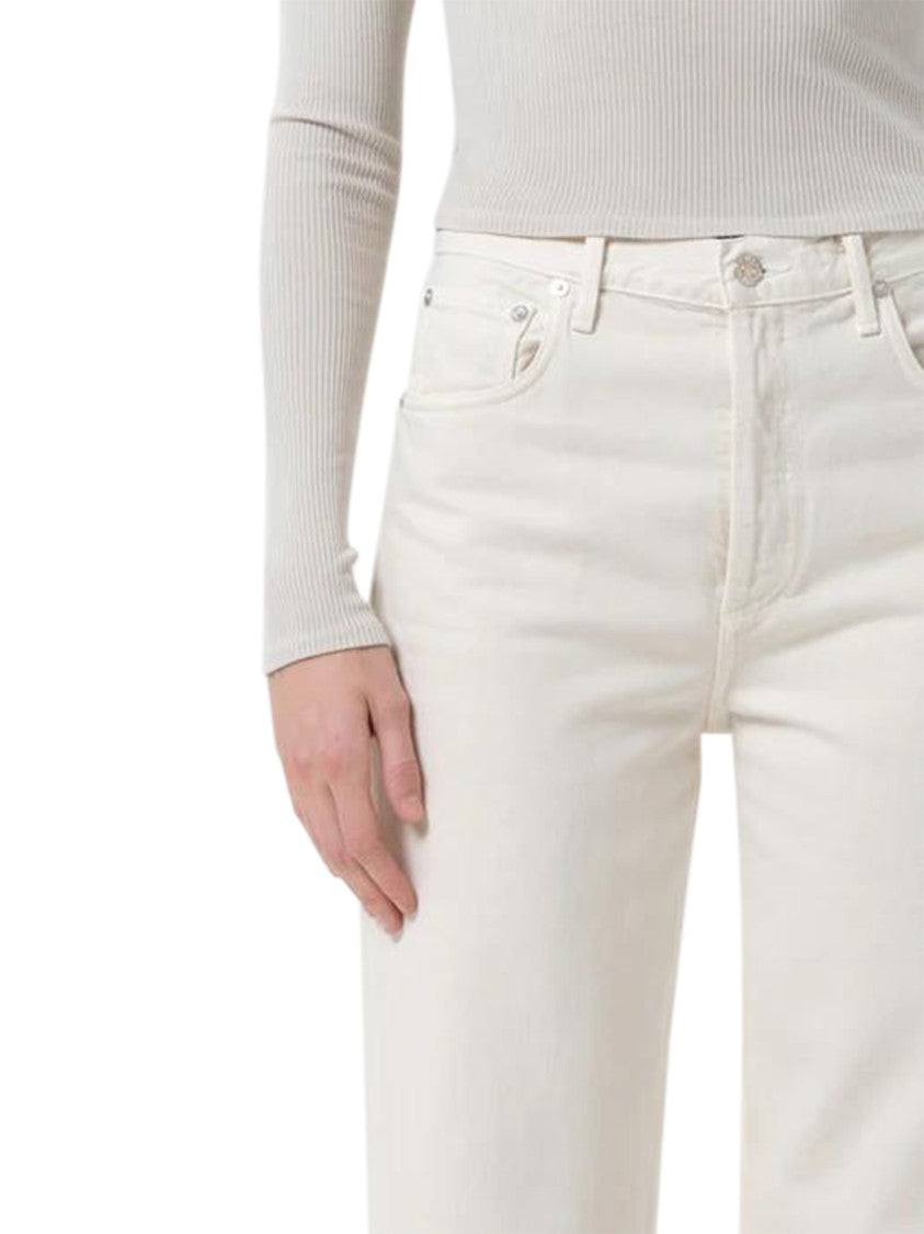 Agolde Straight-Leg Jeans In Warm Earthy Brown