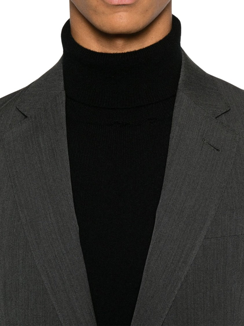 Giorgio Armani Notch-Lapel Tailored Virgin Wool Suit