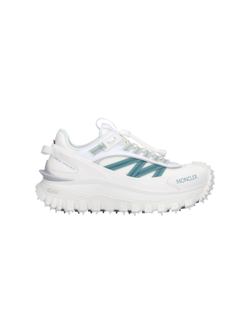 Moncler White Trailgrip Gtx Technical Mesh Sneakers