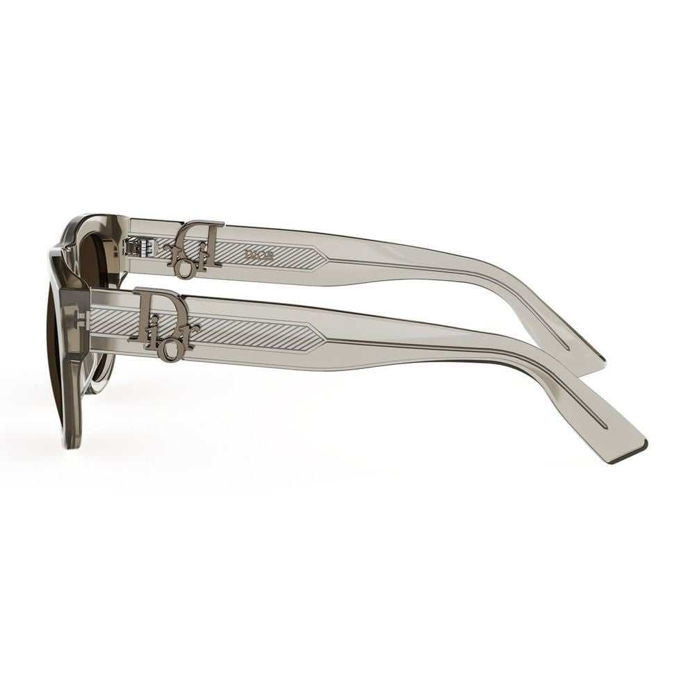 Dior Oblique S4i Transparent Beige Square Glasses