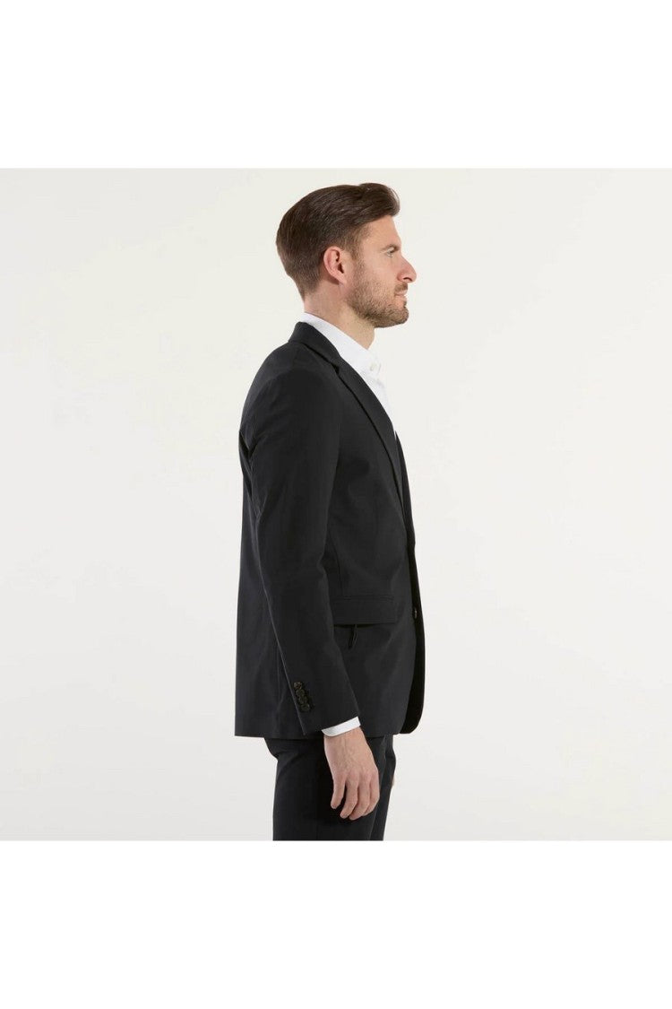 Rrd Black Tailored Polyamide Classic Lapel Blazer