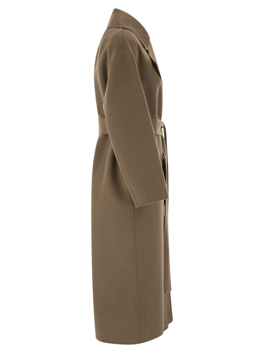 Max Mara Smmhobby - Long Wool Drape Coat
