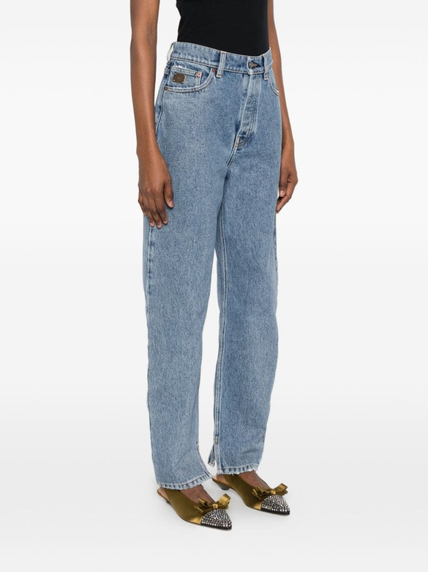 Chloé Straight-Leg Denim Jeans With High Waist
