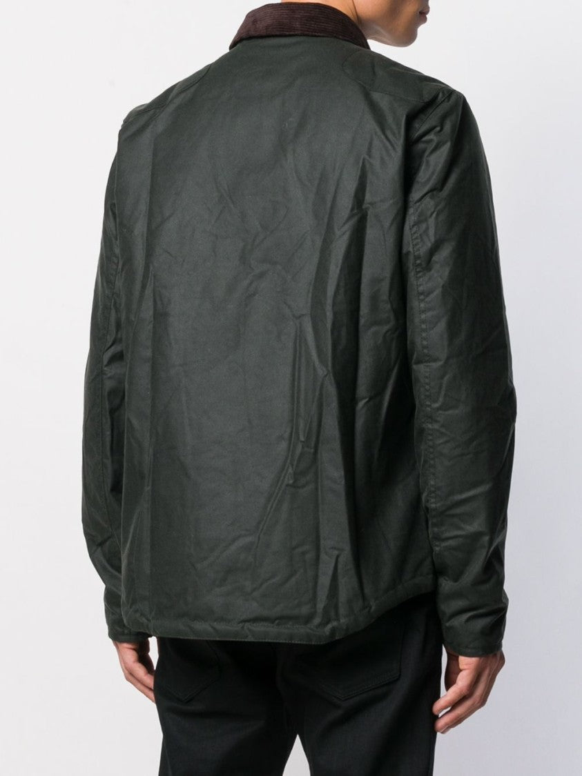 Barbour Reelin Waxed Long-Sleeve Jacket