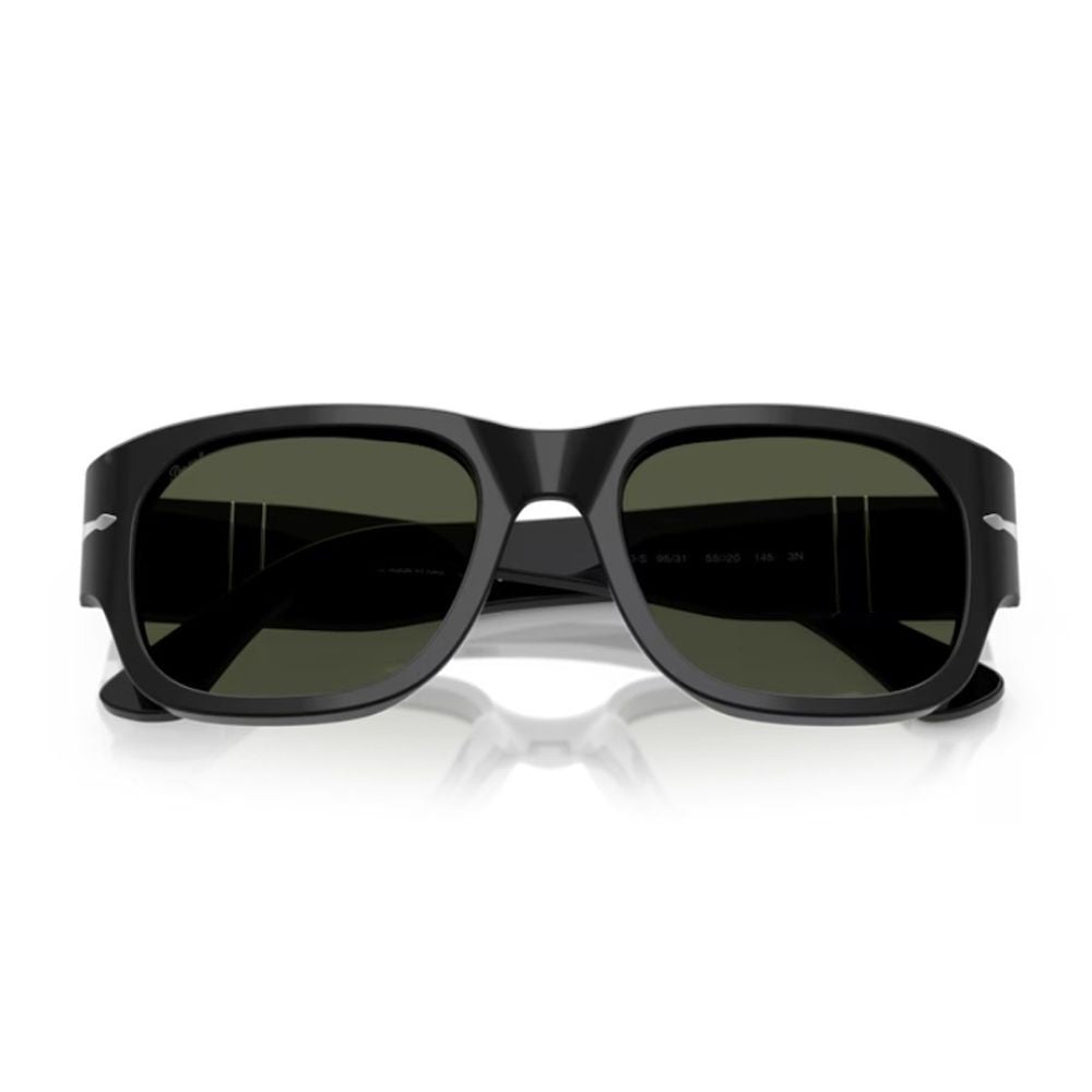 Persol Po3380s Square Black Acetate Sunglasses
