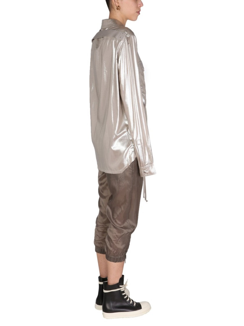 Rick Owens Metallic Effect Shirt