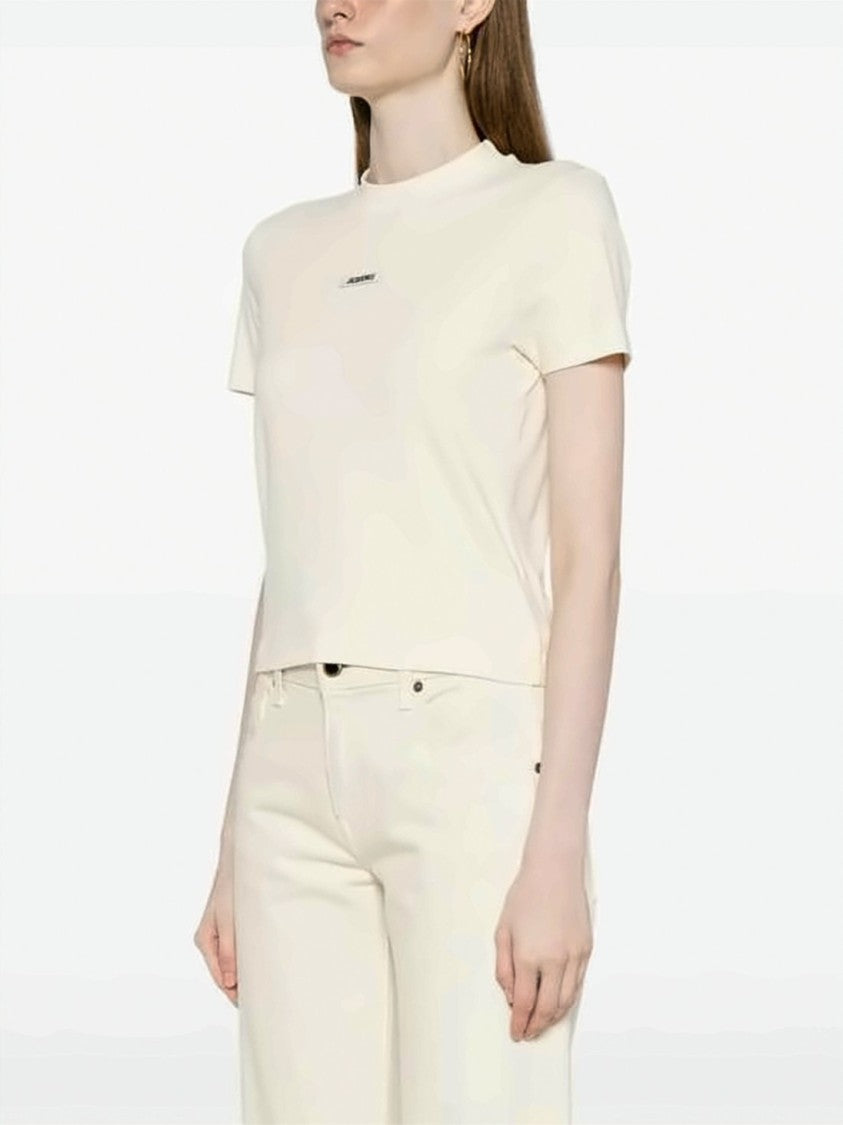 Jacquemus Cropped Crew Neck T-Shirt