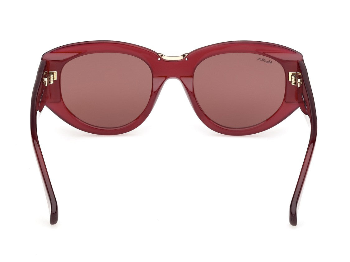 Max Mara Glossy Mm0198 Oversized Cat-Eye Acetate Sunglasses