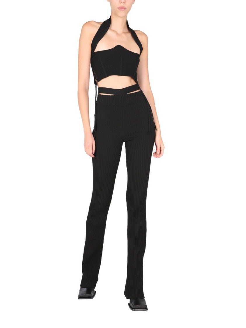 Andreâdamo Structured Ribbed Bustier