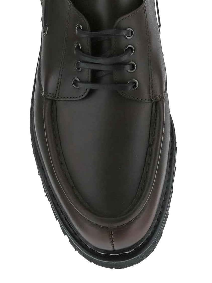 Paraboot Moc Toe Lace-Up Dress Shoes