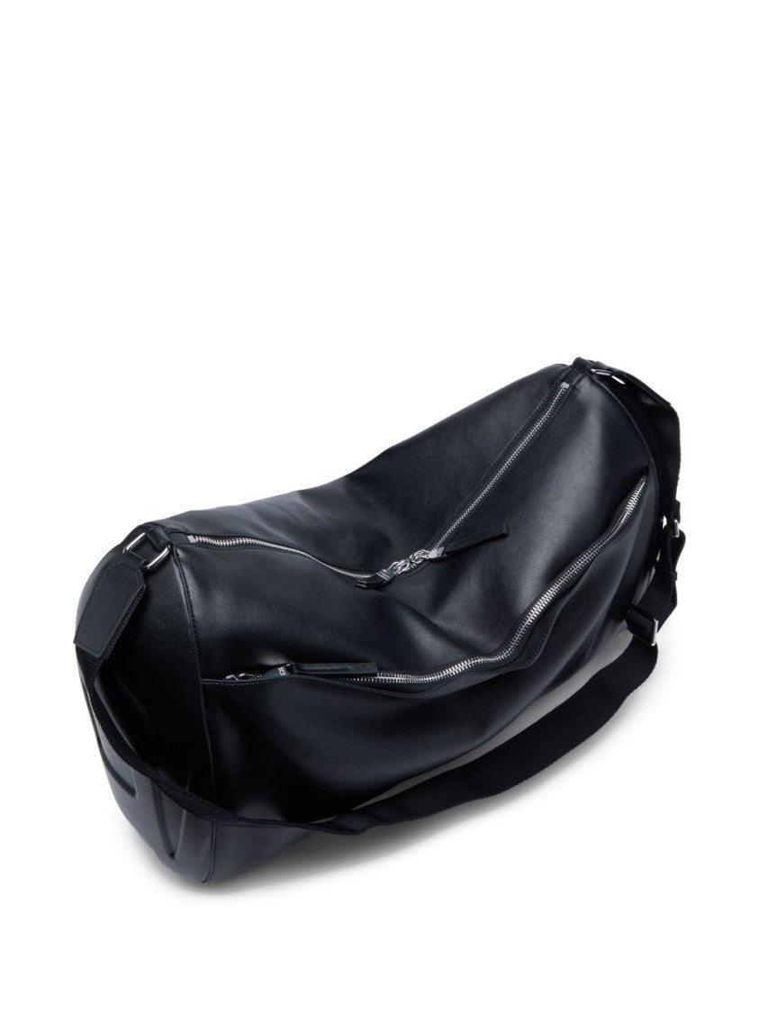 Diesel Black Minimalist Structured Base Silk Bag