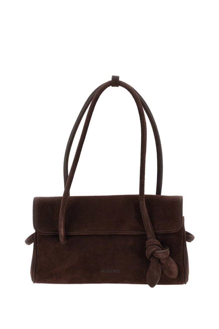 Jacquemus Brown Le Turismo Long Suede Shoulder Bag